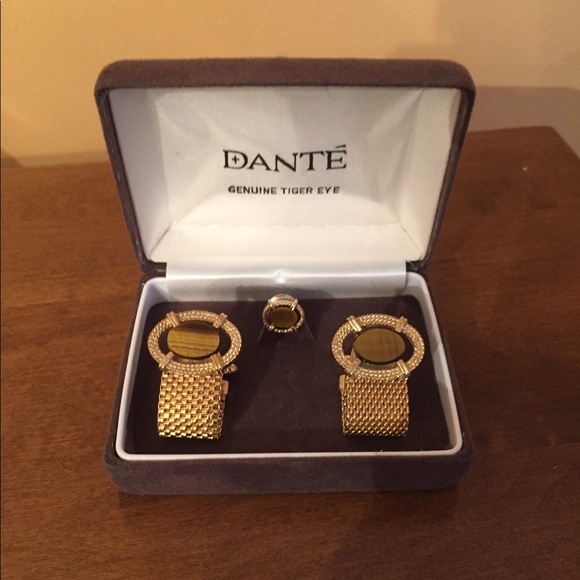 Vintage Dante cuffing set in original box - Picture 2 of 2